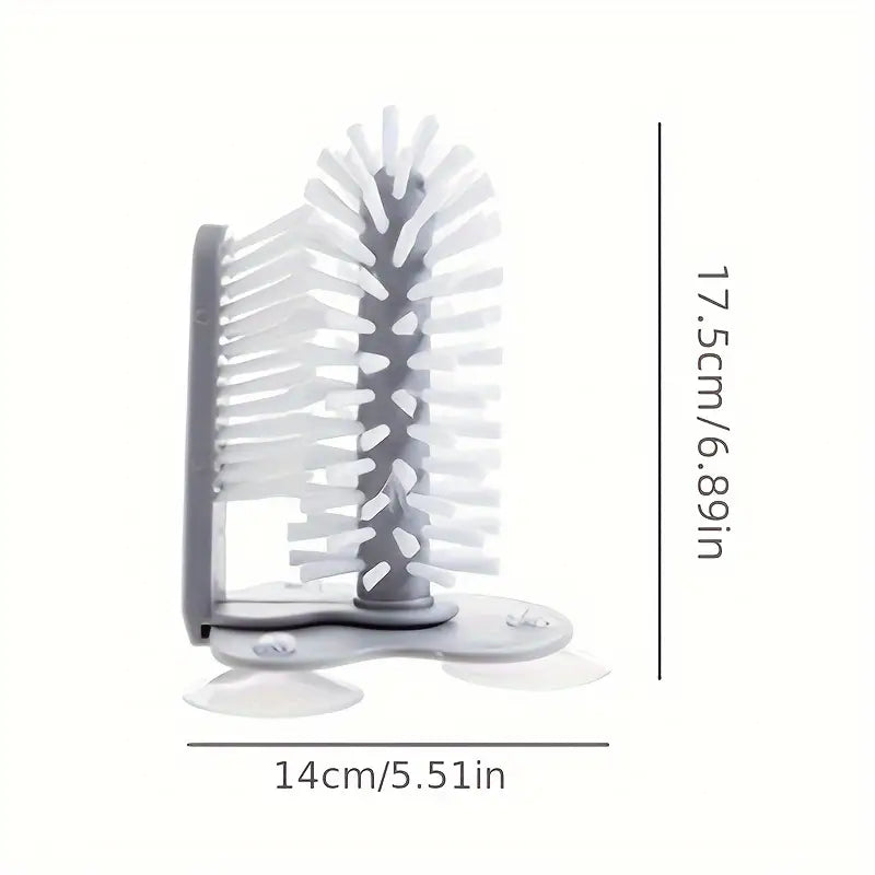 Multifunctional Sink-Mounted Cup Scrubber