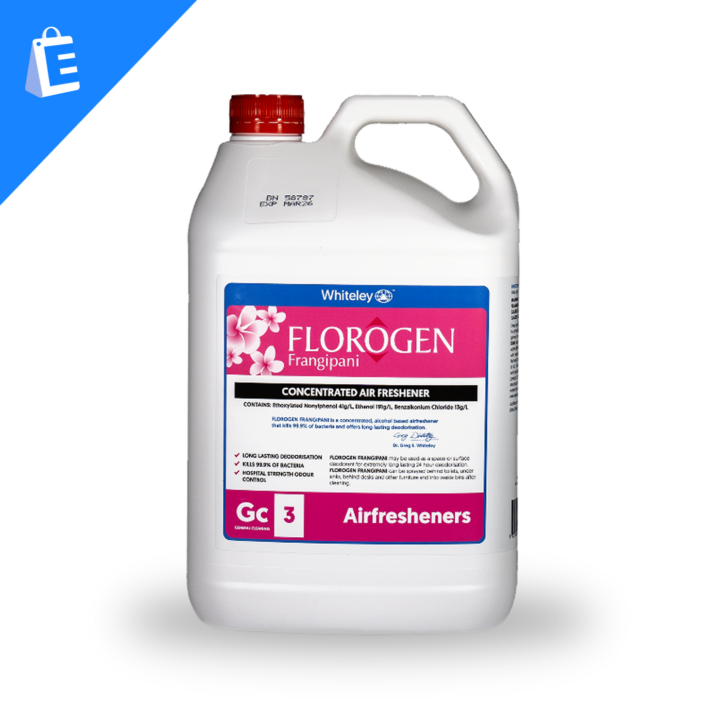 WHITELEY Florogen Frangipani - 5L