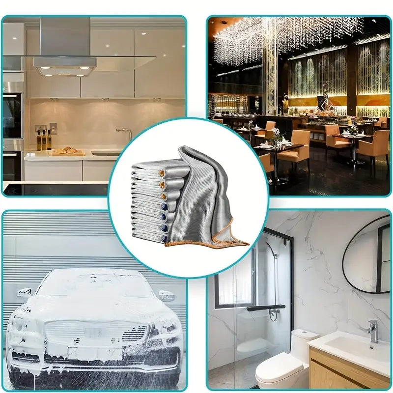 Microfiber Glass Polishing Cloth Streak Free