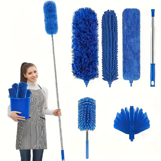 Telescopic Cleaning Duster Brush Bundle Set