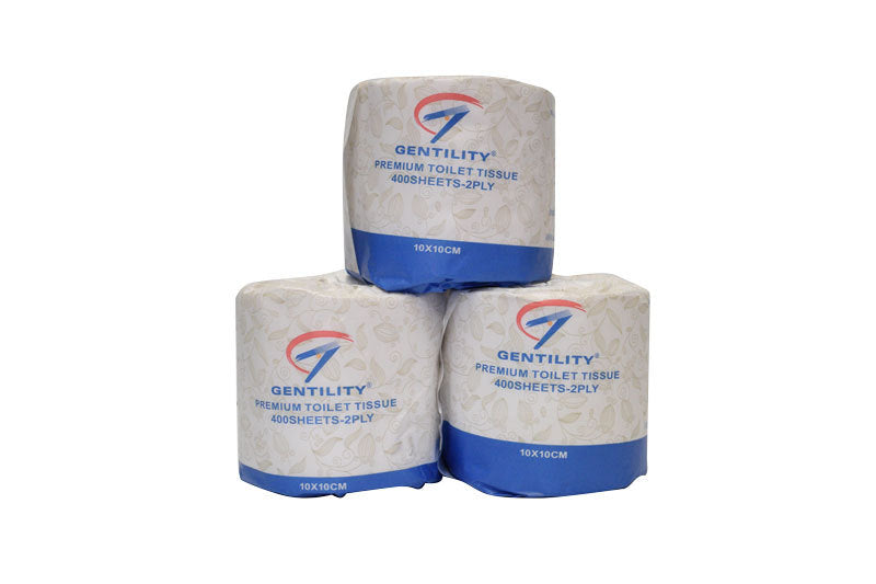 GENTILITY Toilet Paper - 48 Rolls - 400