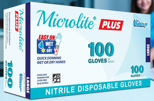 Microlite® Plus Nitrile Disposable Gloves