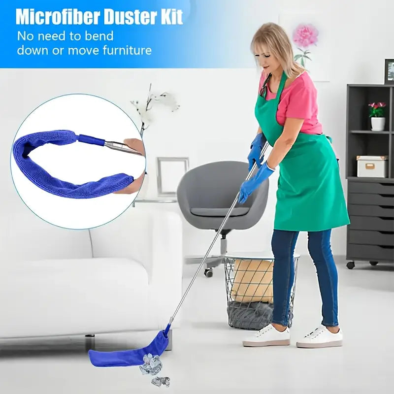 Telescopic Cleaning Duster Brush Bundle Set