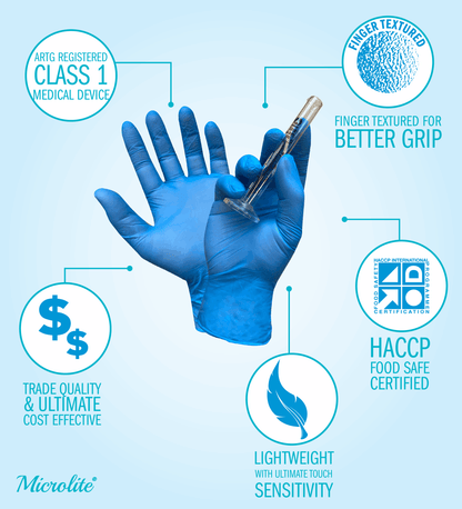 Microlite® Nitrile Disposable Gloves
