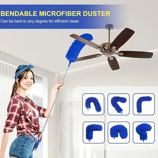 Telescopic Cleaning Duster Brush Bundle Set