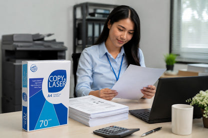 Copy & Laser A4 Copy Paper 70 GSM 1 Box (5 X 500 Sheets)