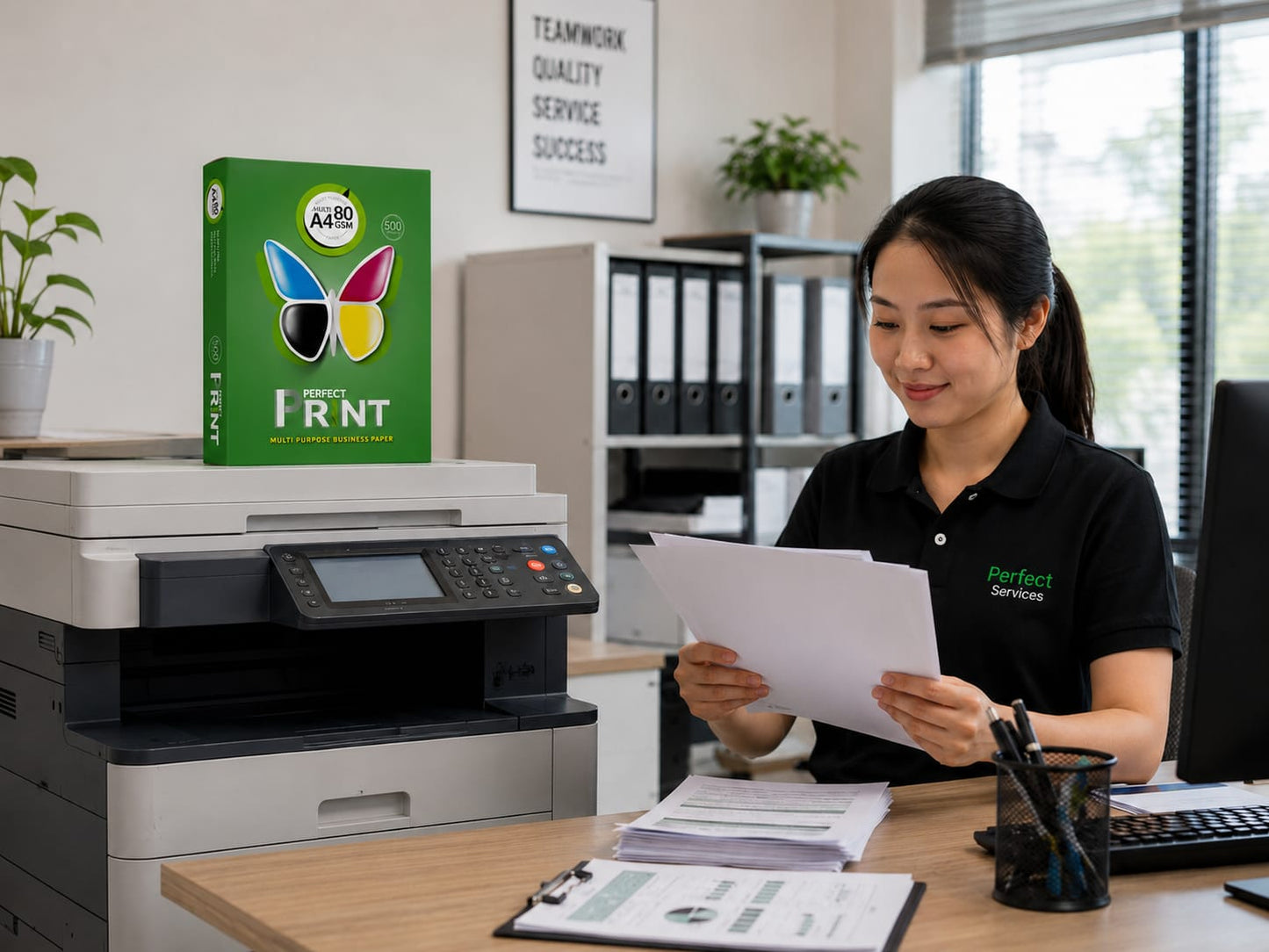 Perfect Print A4 Copy Paper 80 GSM 1 Box (5 X 500 Sheets)