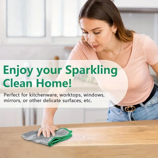 Microfiber Glass Polishing Cloth Streak Free