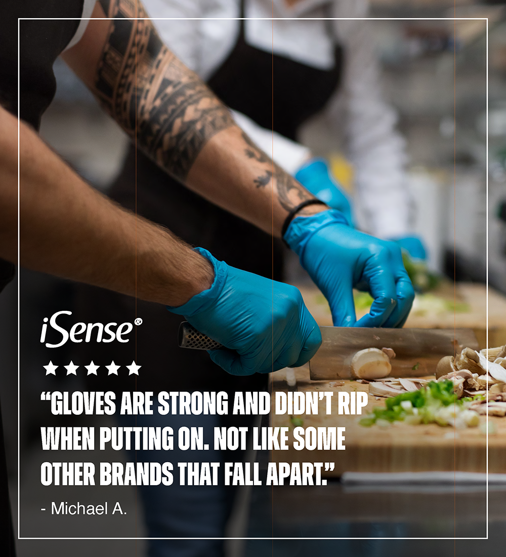 iSense® Nitrile Disposable Gloves