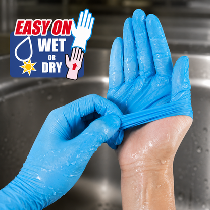 Microlite® Plus Nitrile Disposable Gloves - Easy On Technology - Latex Free - 100 Pack
